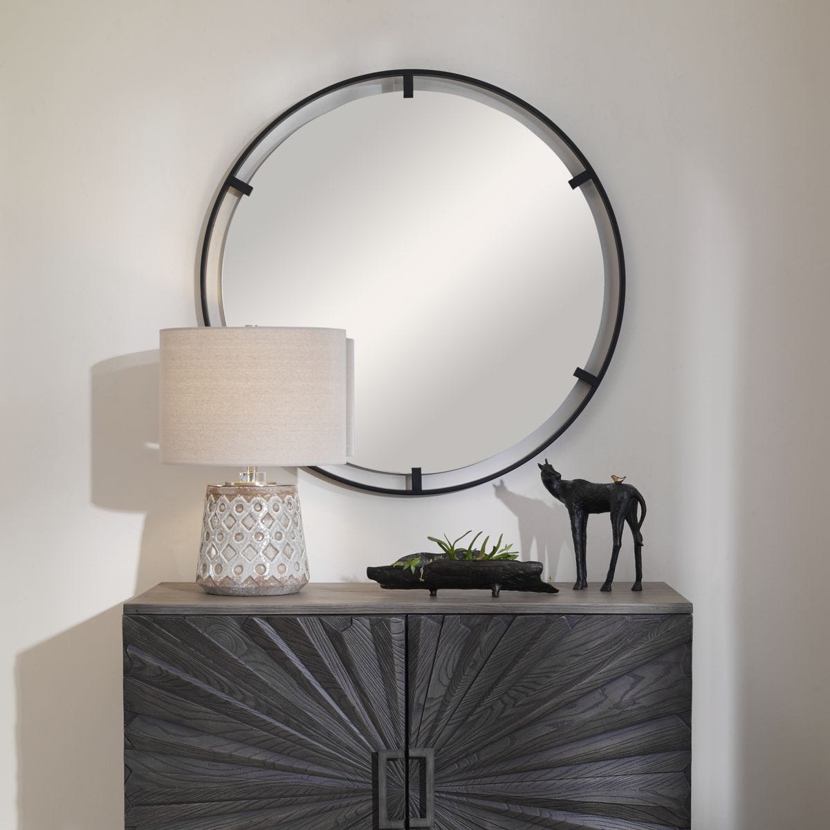 Cashel Round Mirror – Mirrors by Uttermost | Sutter & Vale
