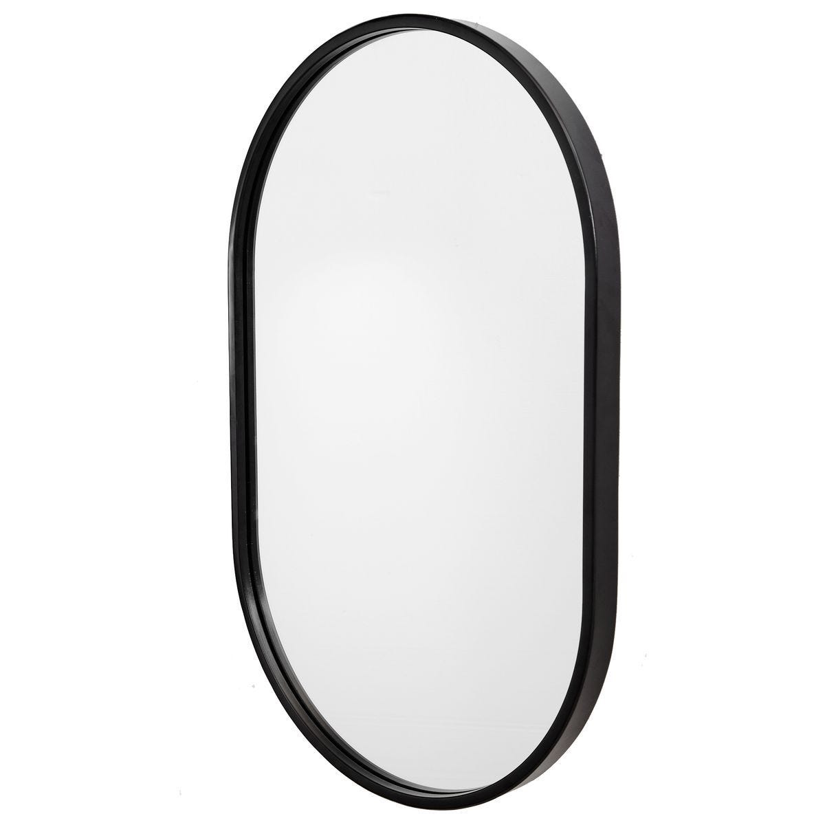 Varina Oval Mirror, Black – Mirrors by Uttermost | Sutter & Vale