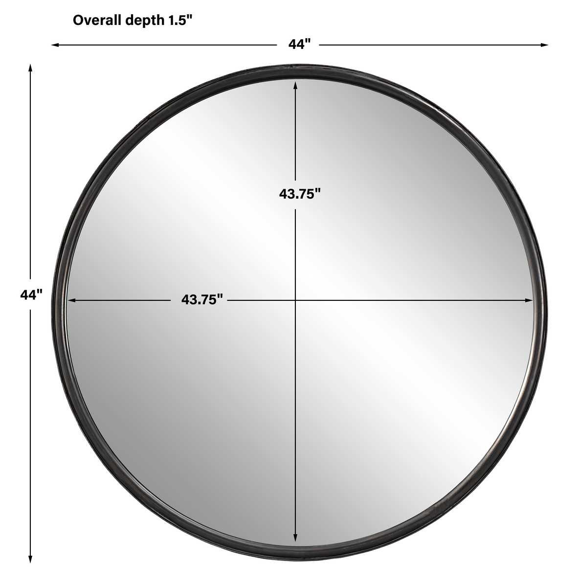 Dawsyn Round Mirror – Mirrors by Uttermost | Sutter & Vale