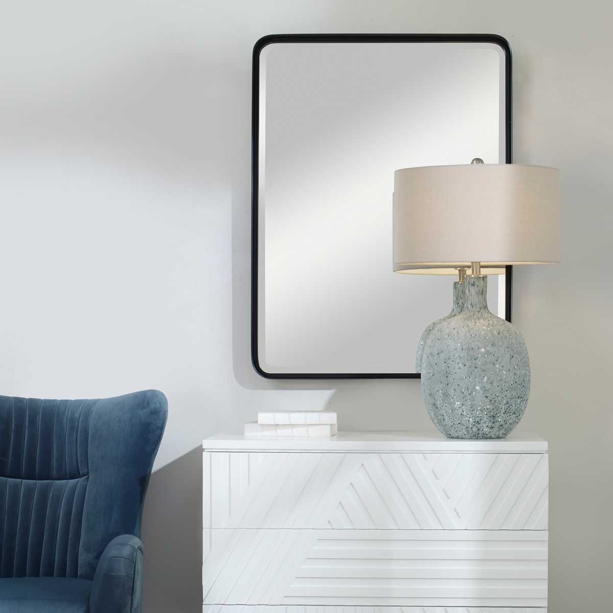 Crofton Large Mirror, Black – Mirrors by Uttermost | Sutter & Vale