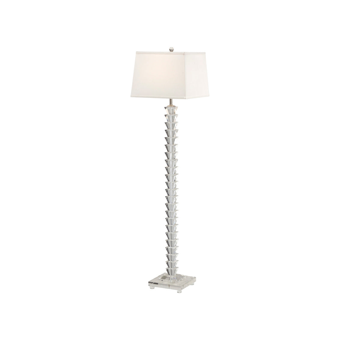 Stacked Crystals Floor Lamp