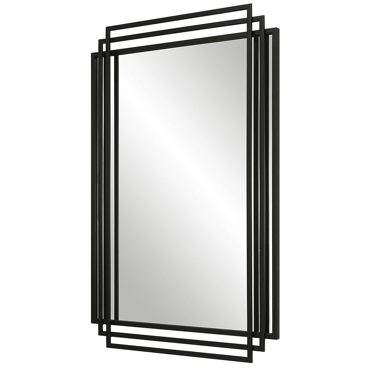 Amherst Mirror, Black – Mirrors by Uttermost | Sutter & Vale