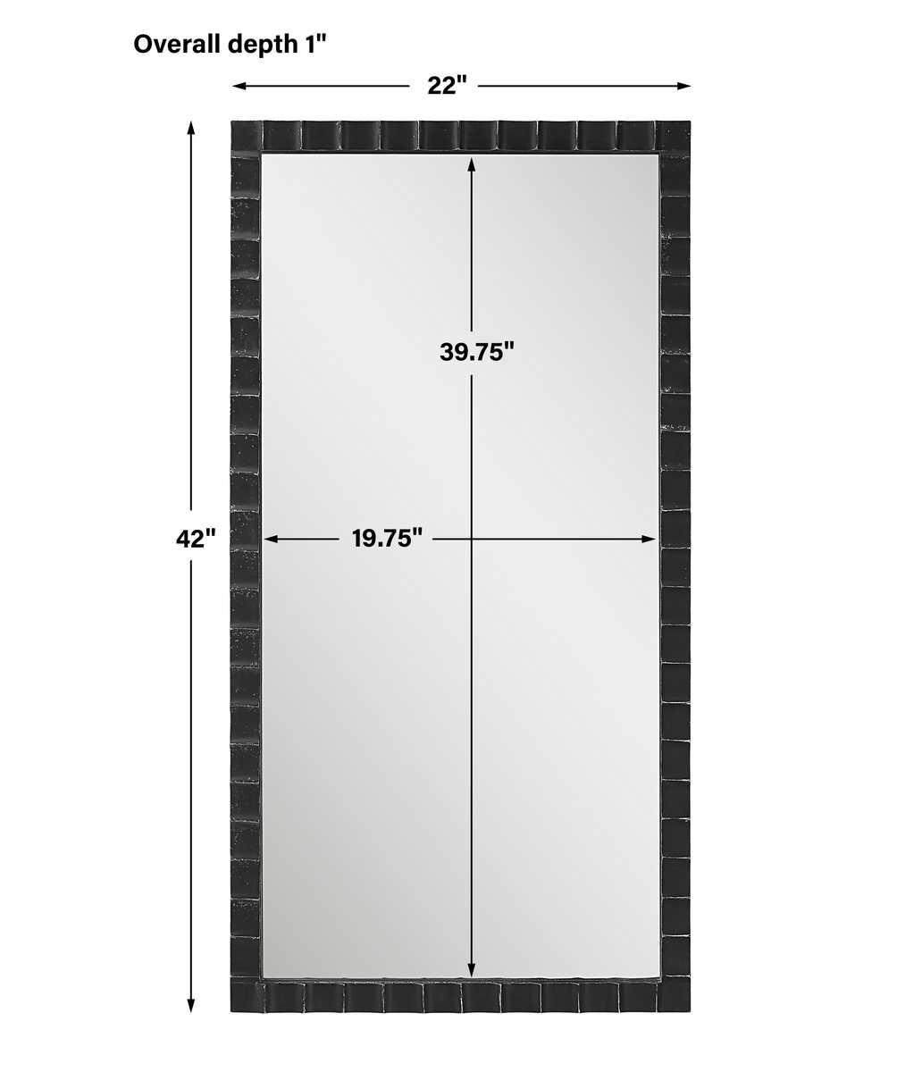 Dandridge Mirror, Black