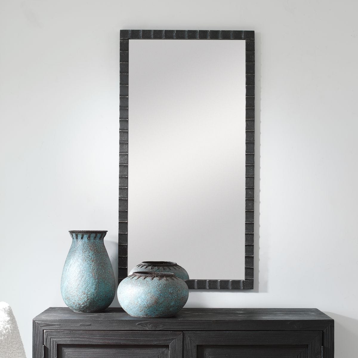 Dandridge Mirror, Black – Mirrors by Uttermost | Sutter & Vale