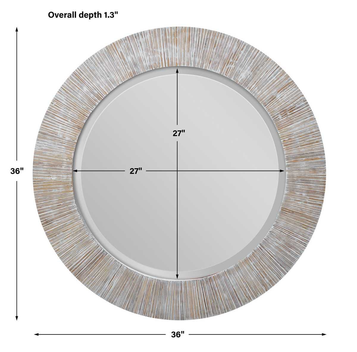 Repose Round Mirror – Mirrors by Uttermost | Sutter & Vale
