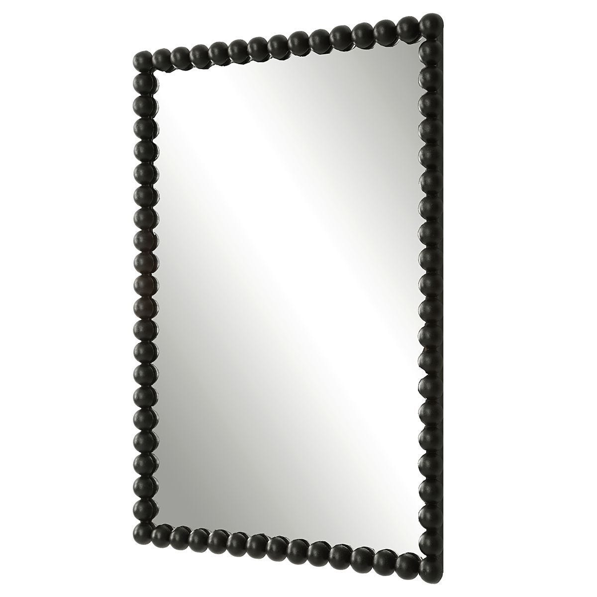 Serna Vanity Mirror, Black – Mirrors by Uttermost | Sutter & Vale
