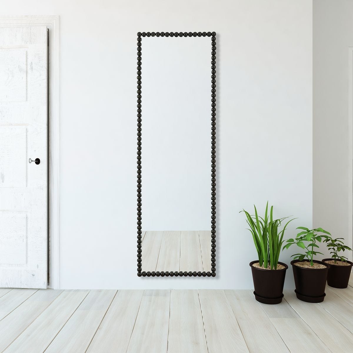 Serna Tall Mirror, Black – Mirrors by Uttermost | Sutter & Vale