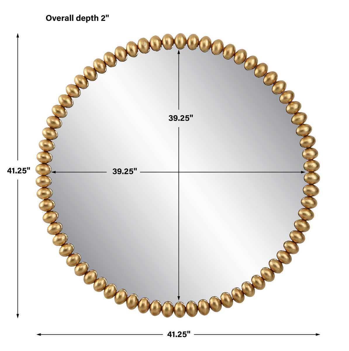 Byzantine Round Mirror – Mirrors by Uttermost | Sutter & Vale