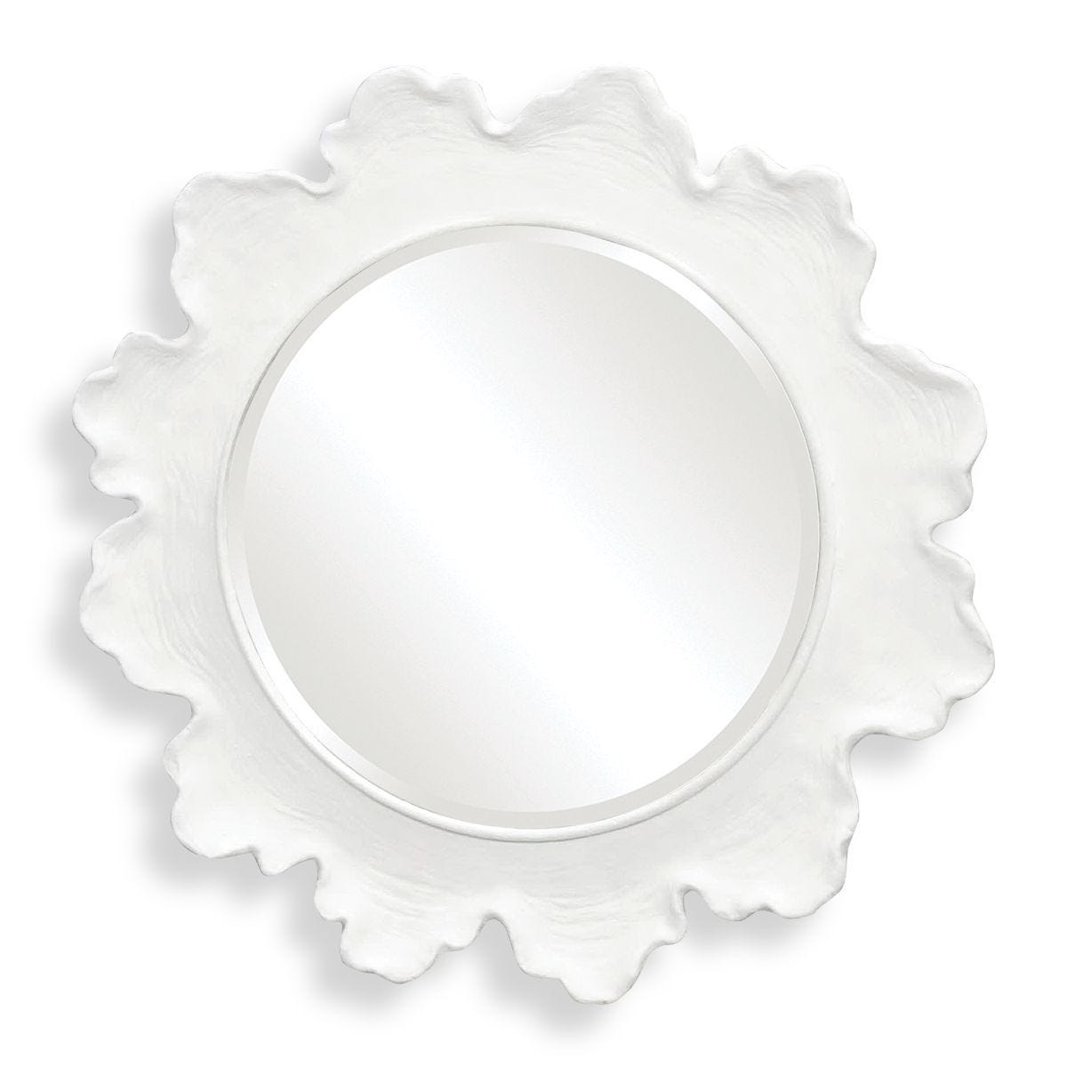 Sea Coral Round Mirror, White – Mirrors by Uttermost | Sutter & Vale