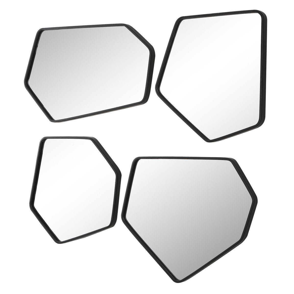 Linneah Mirrors, Black, S/4 – Mirrors by Uttermost | Sutter & Vale