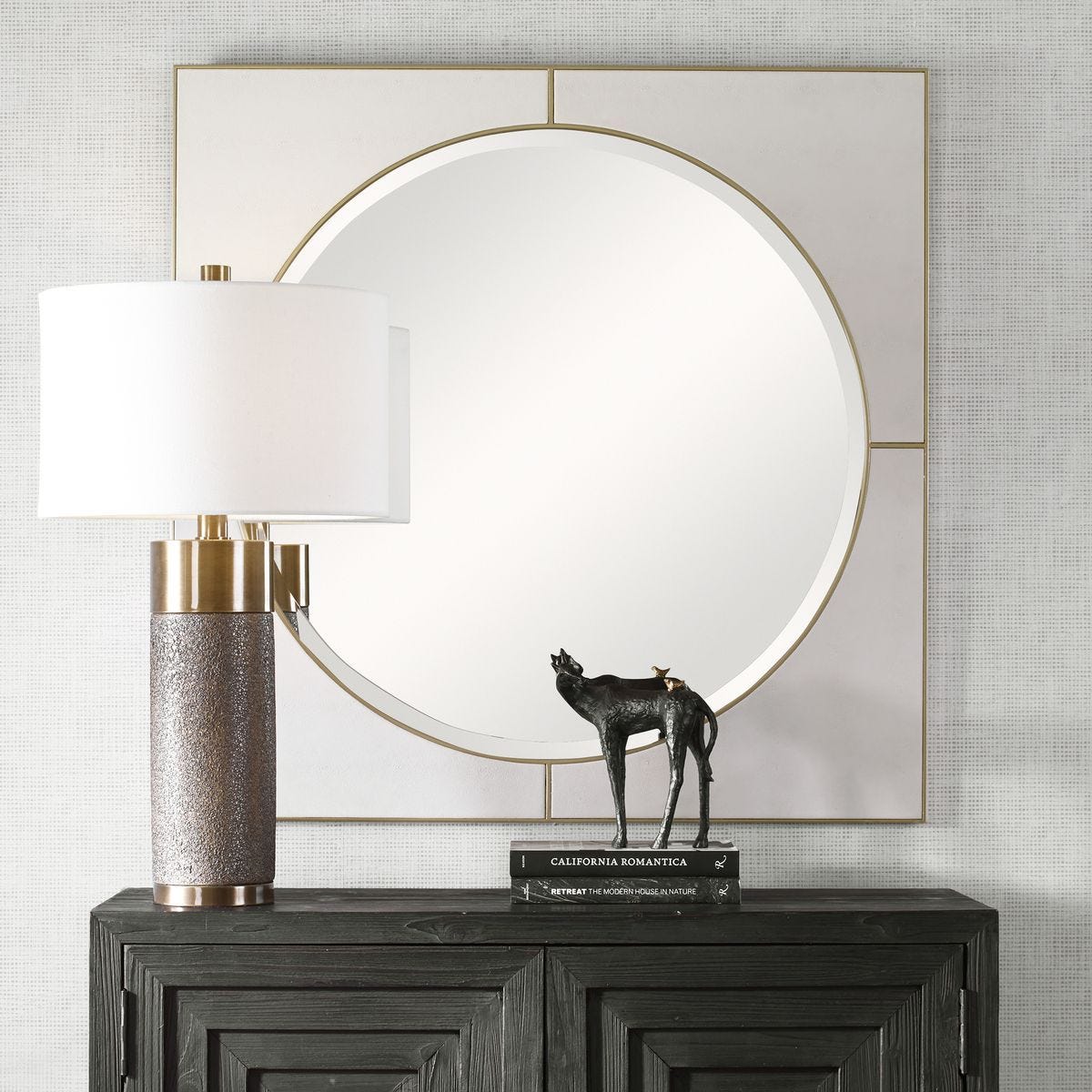 Cyprus Square Mirror, White – Mirrors by Uttermost | Sutter & Vale