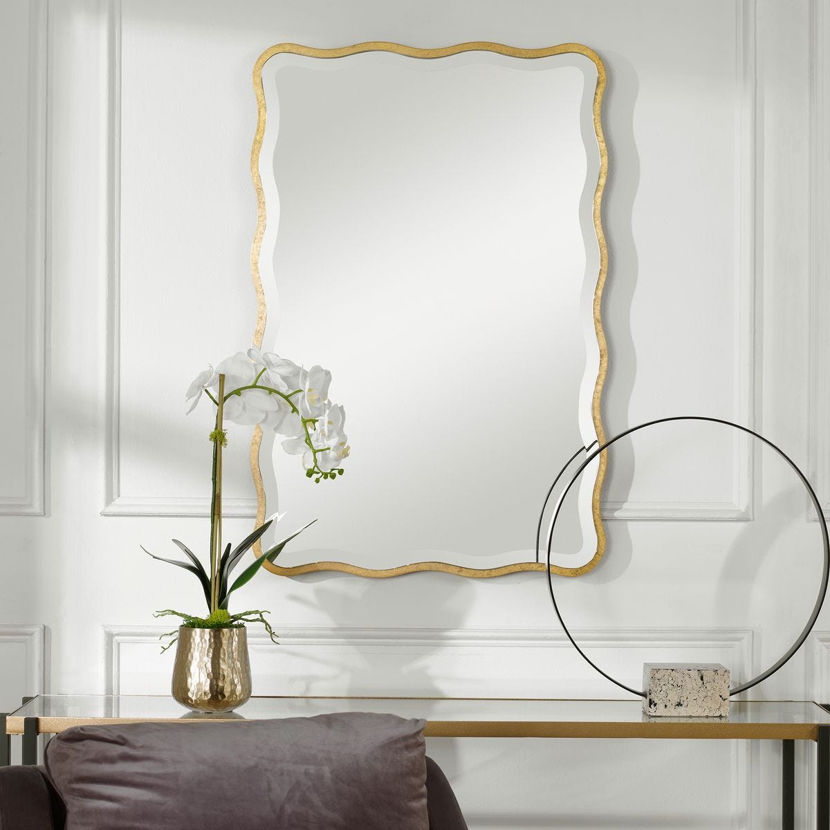 Aneta Mirror, Gold – Mirrors by Uttermost | Sutter & Vale