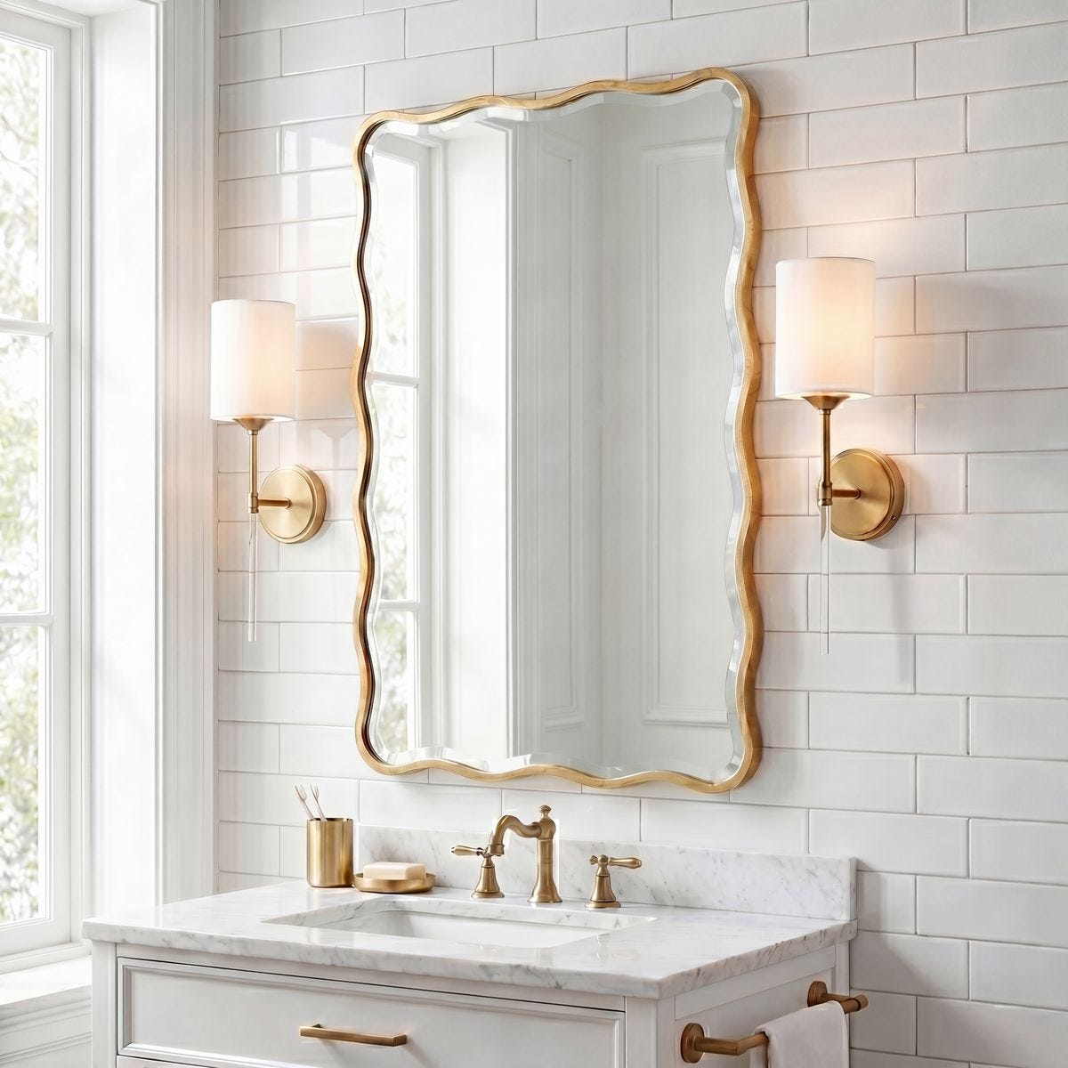 Aneta Mirror, Gold – Mirrors by Uttermost | Sutter & Vale