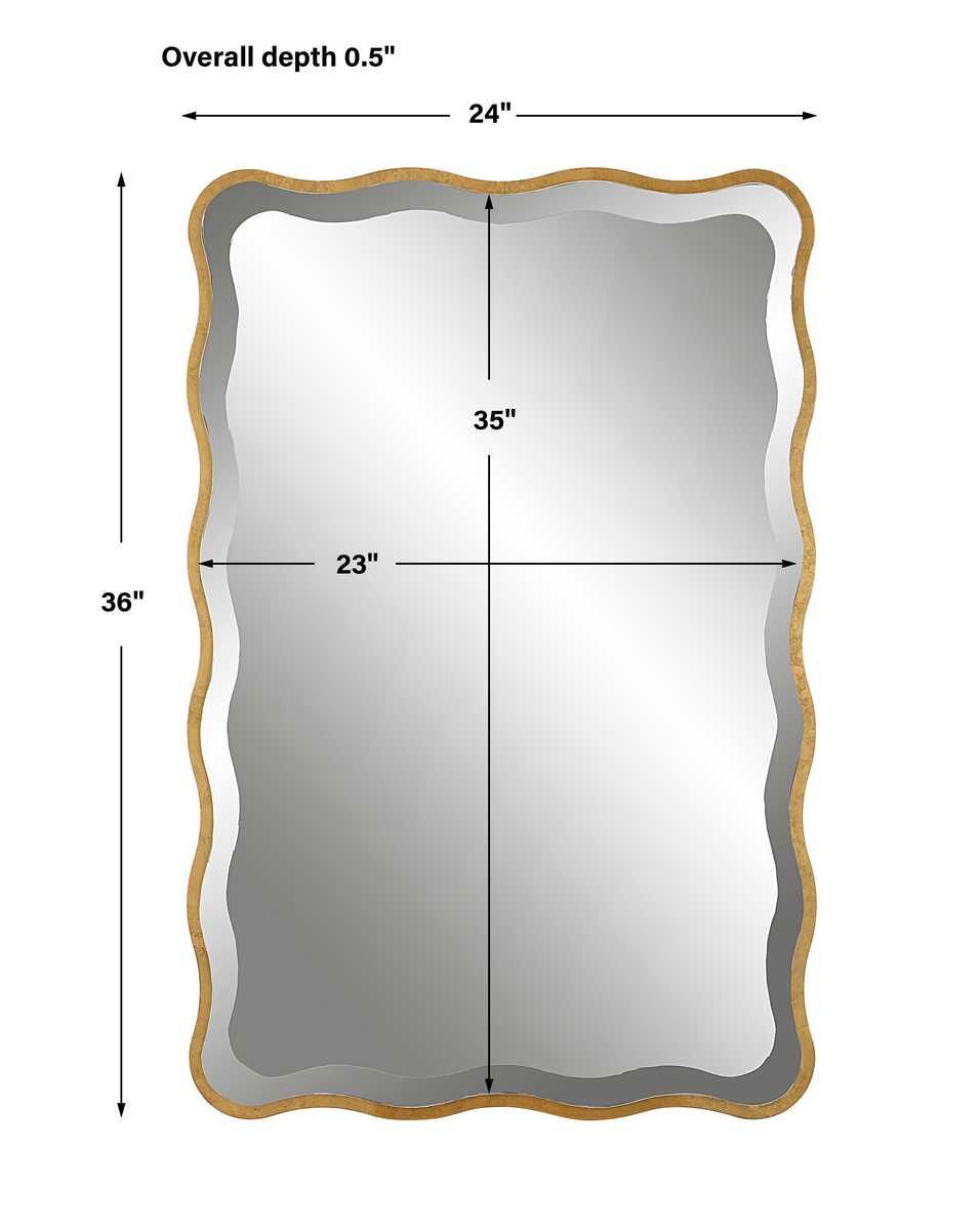 Aneta Mirror, Gold – Mirrors by Uttermost | Sutter & Vale
