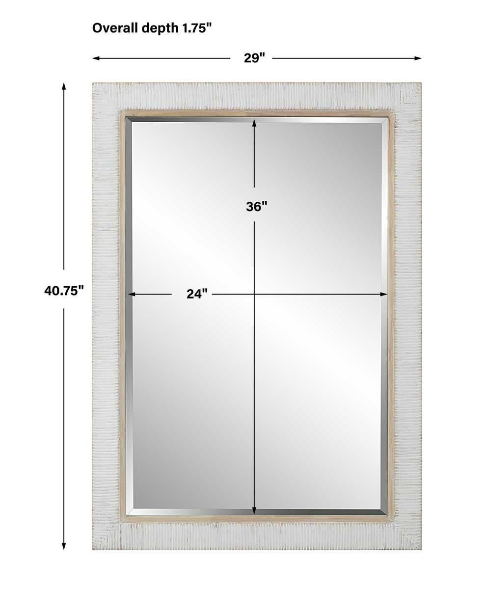 Cape Mirror, Whitewashed – Mirrors by Uttermost | Sutter & Vale