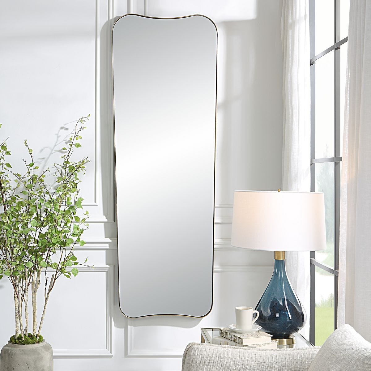 Belvoir Large Mirror – Mirrors by Uttermost | Sutter & Vale