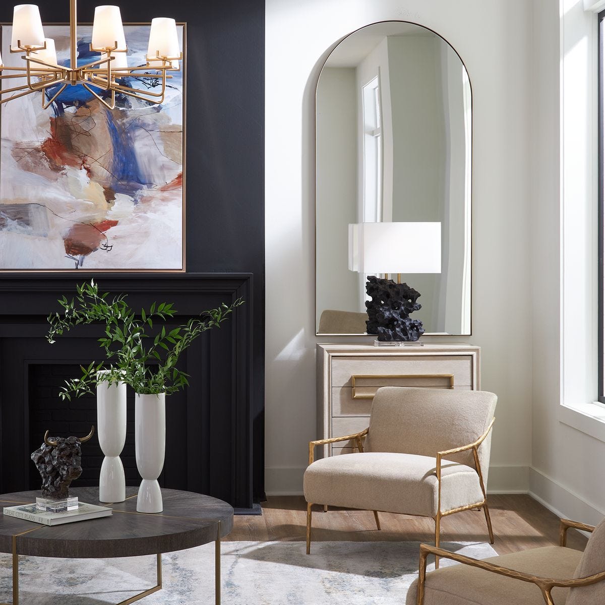 Crosley Arch Mirror – Mirrors by Uttermost | Sutter & Vale