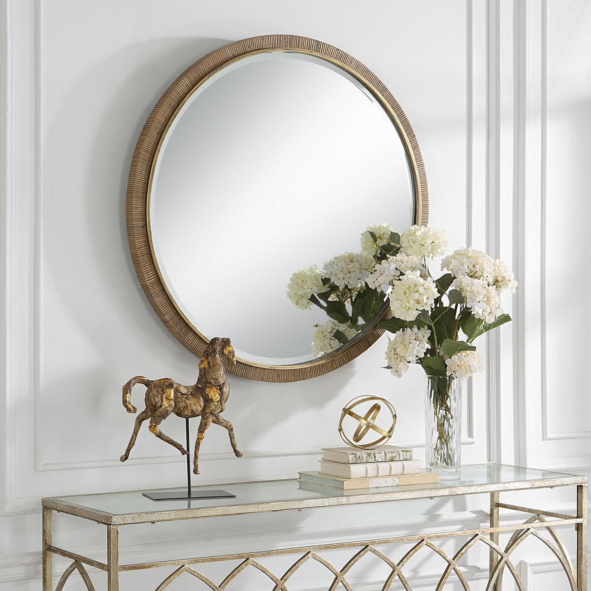 Paradise Round Mirror – Mirrors by Uttermost | Sutter & Vale