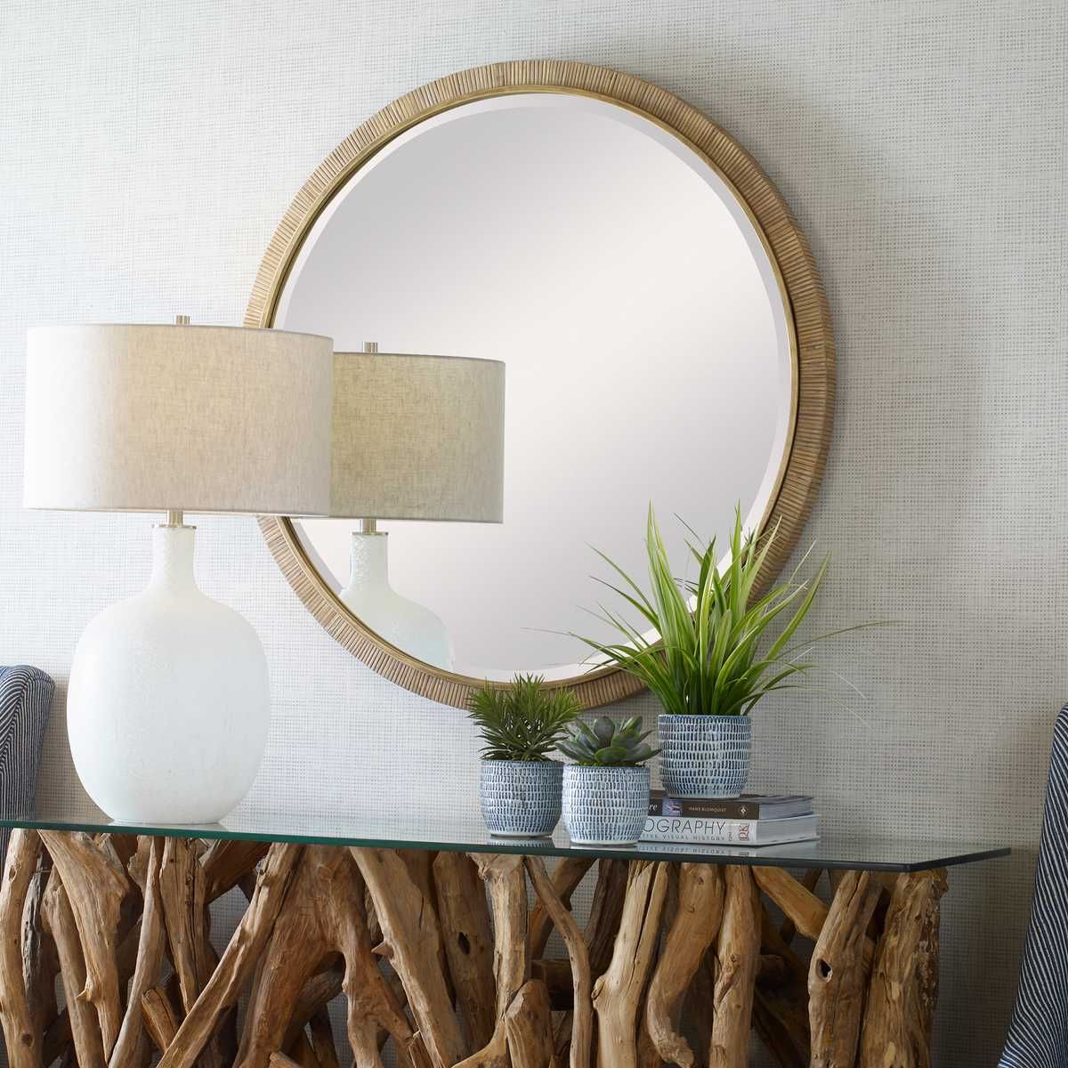 Paradise Round Mirror – Mirrors by Uttermost | Sutter & Vale