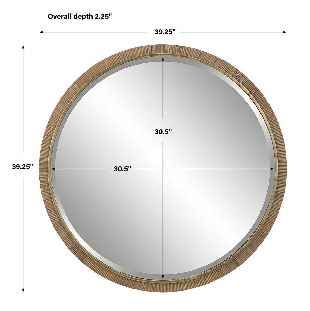 Paradise Round Mirror – Mirrors by Uttermost | Sutter & Vale