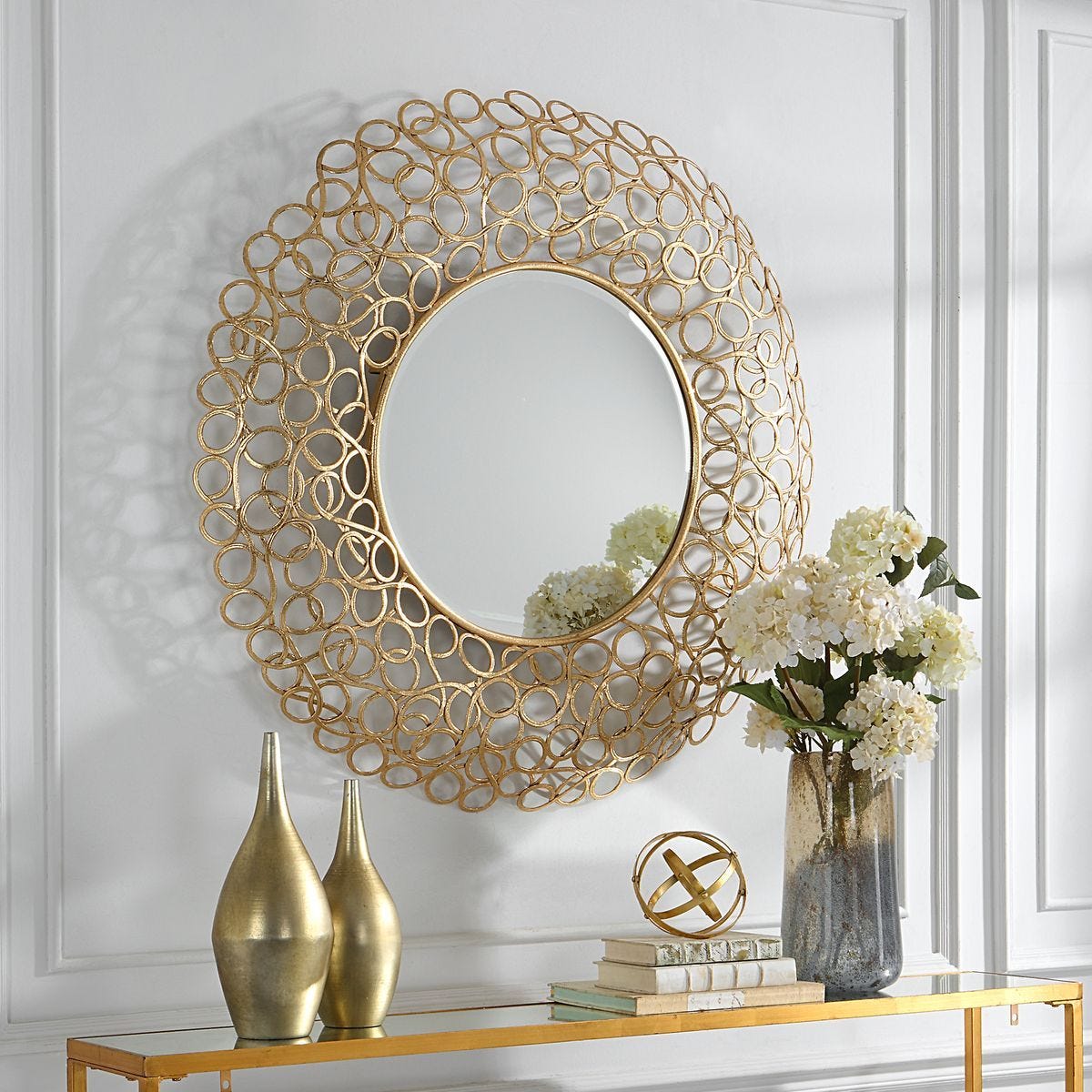 Swirl Round Mirror – Mirrors by Uttermost | Sutter & Vale
