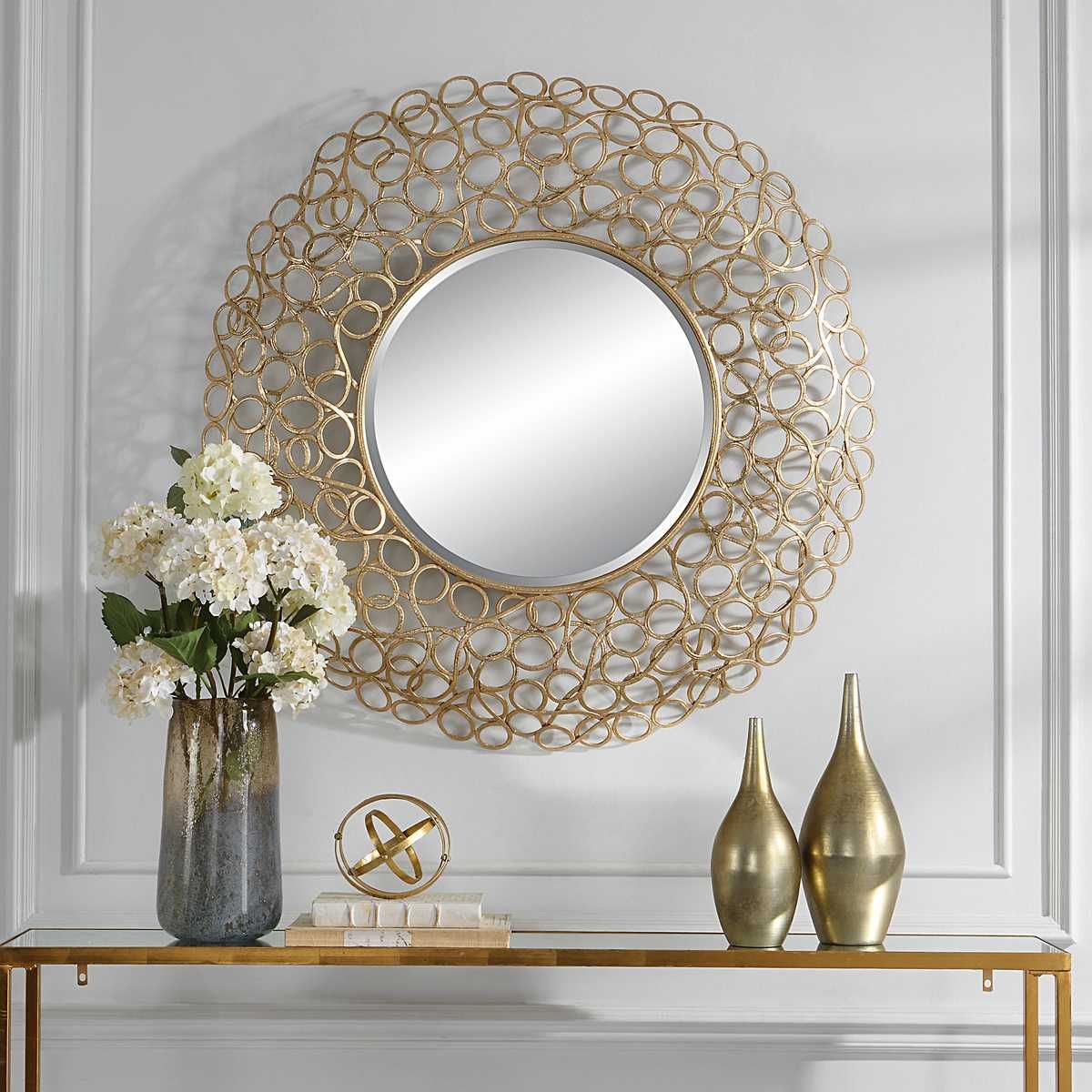 Swirl Round Mirror – Mirrors by Uttermost | Sutter & Vale