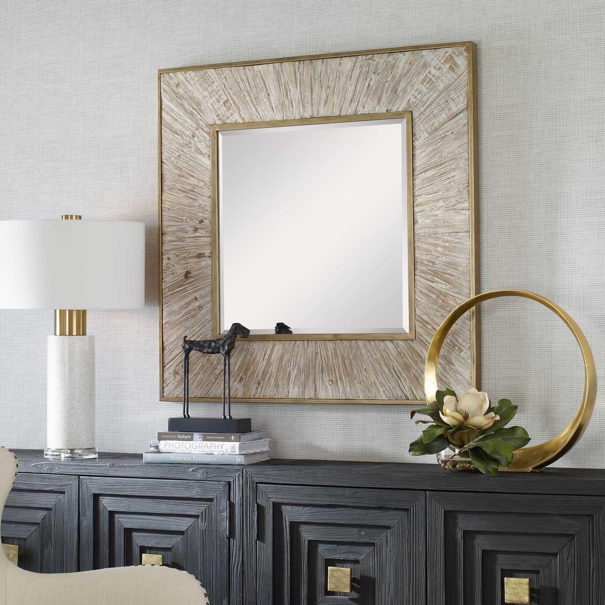 Wharton Square Mirror – Mirrors by Uttermost | Sutter & Vale