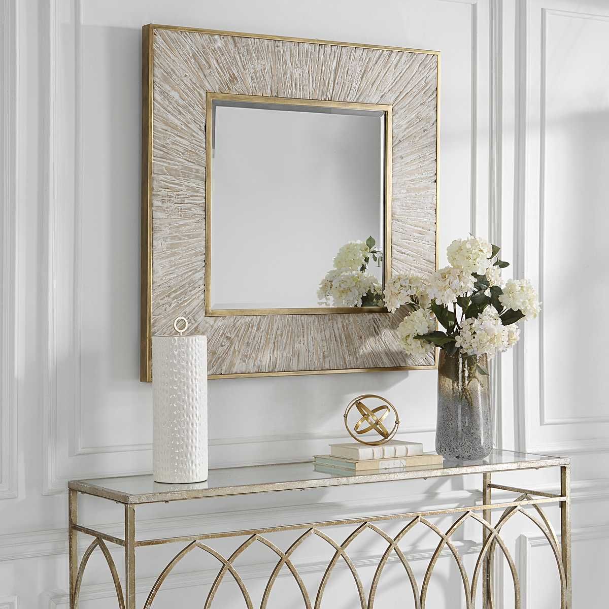 Wharton Square Mirror – Mirrors by Uttermost | Sutter & Vale
