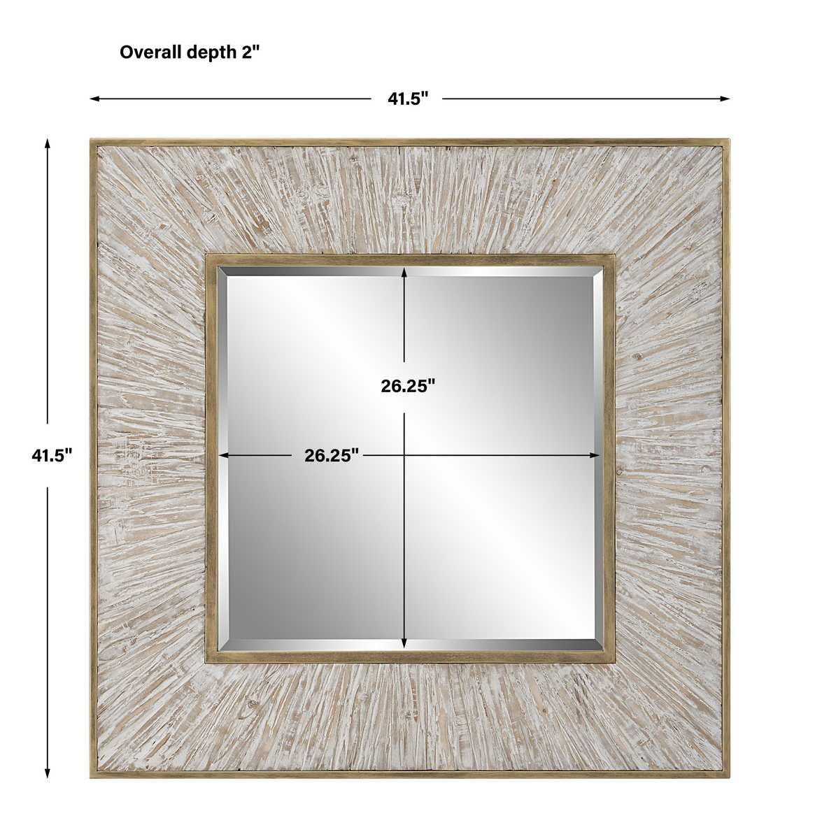 Wharton Square Mirror – Mirrors by Uttermost | Sutter & Vale
