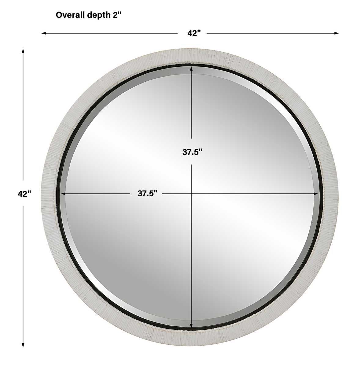 Granada Round Mirror – Mirrors by Uttermost | Sutter & Vale