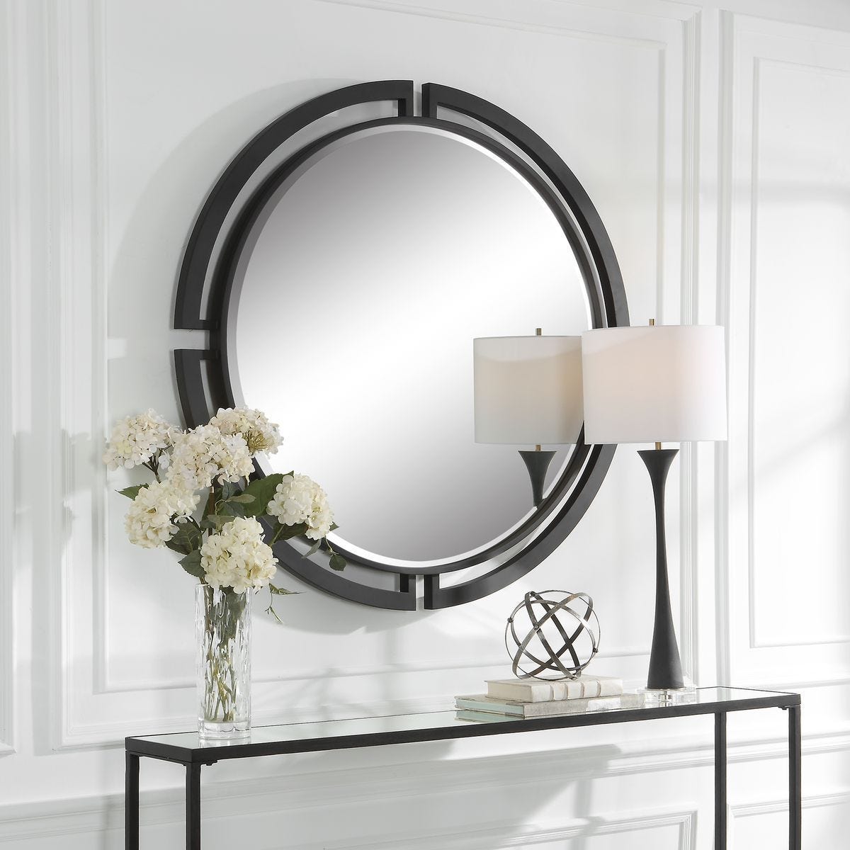 Quadrant Round Mirror – Mirrors by Uttermost | Sutter & Vale