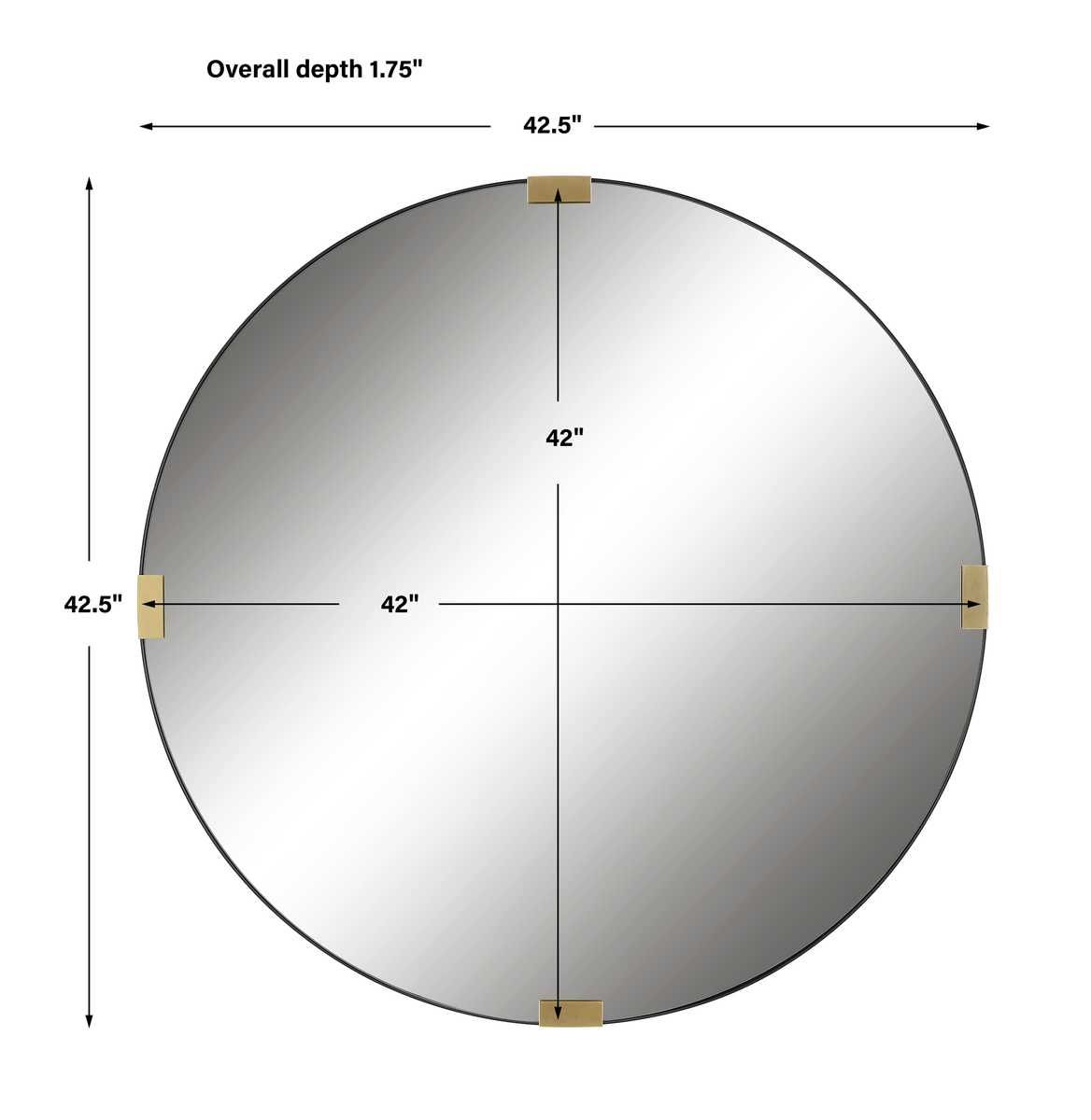 Clip Round Mirror – Mirrors by Uttermost | Sutter & Vale