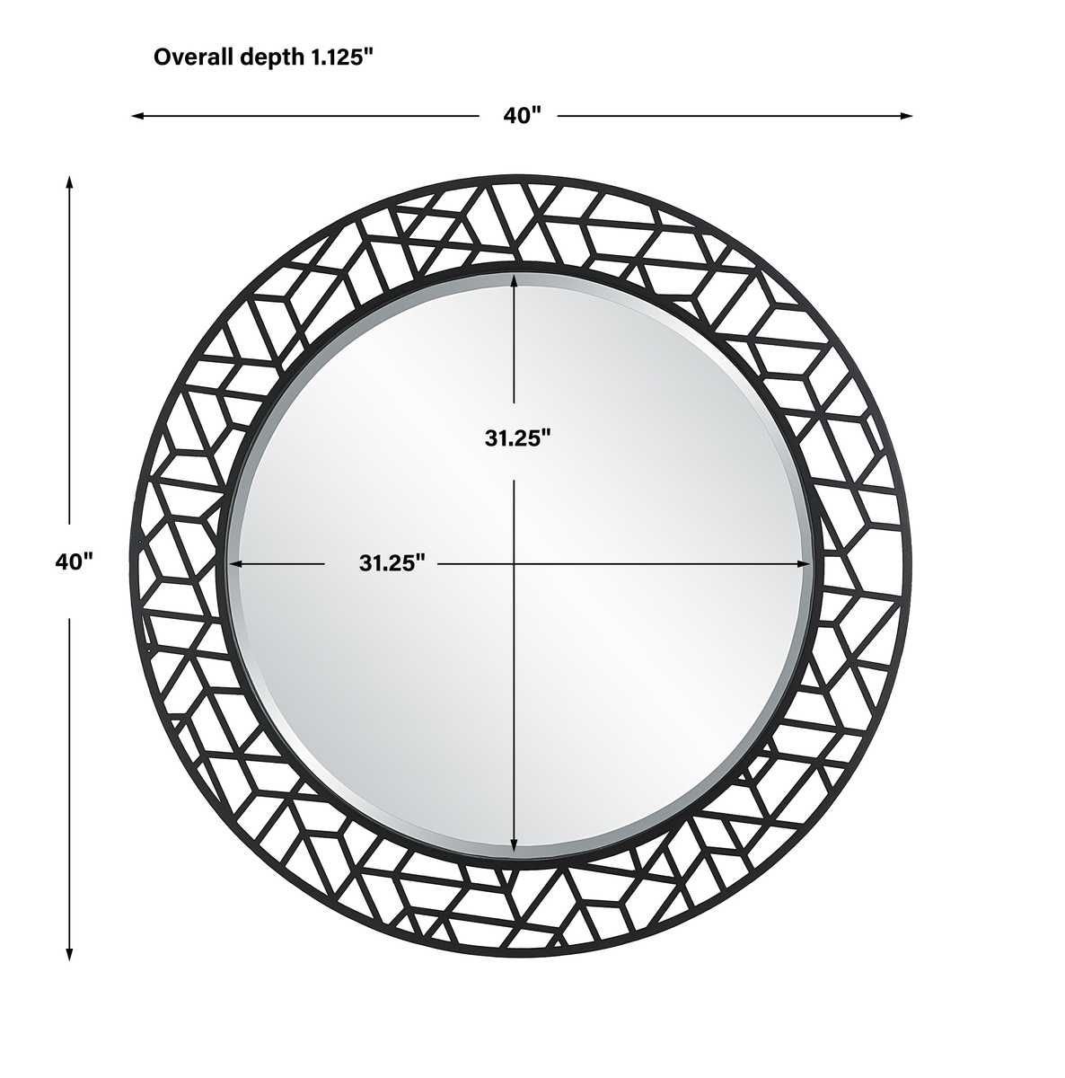 Mosaic Round Mirror – Mirrors by Uttermost | Sutter & Vale