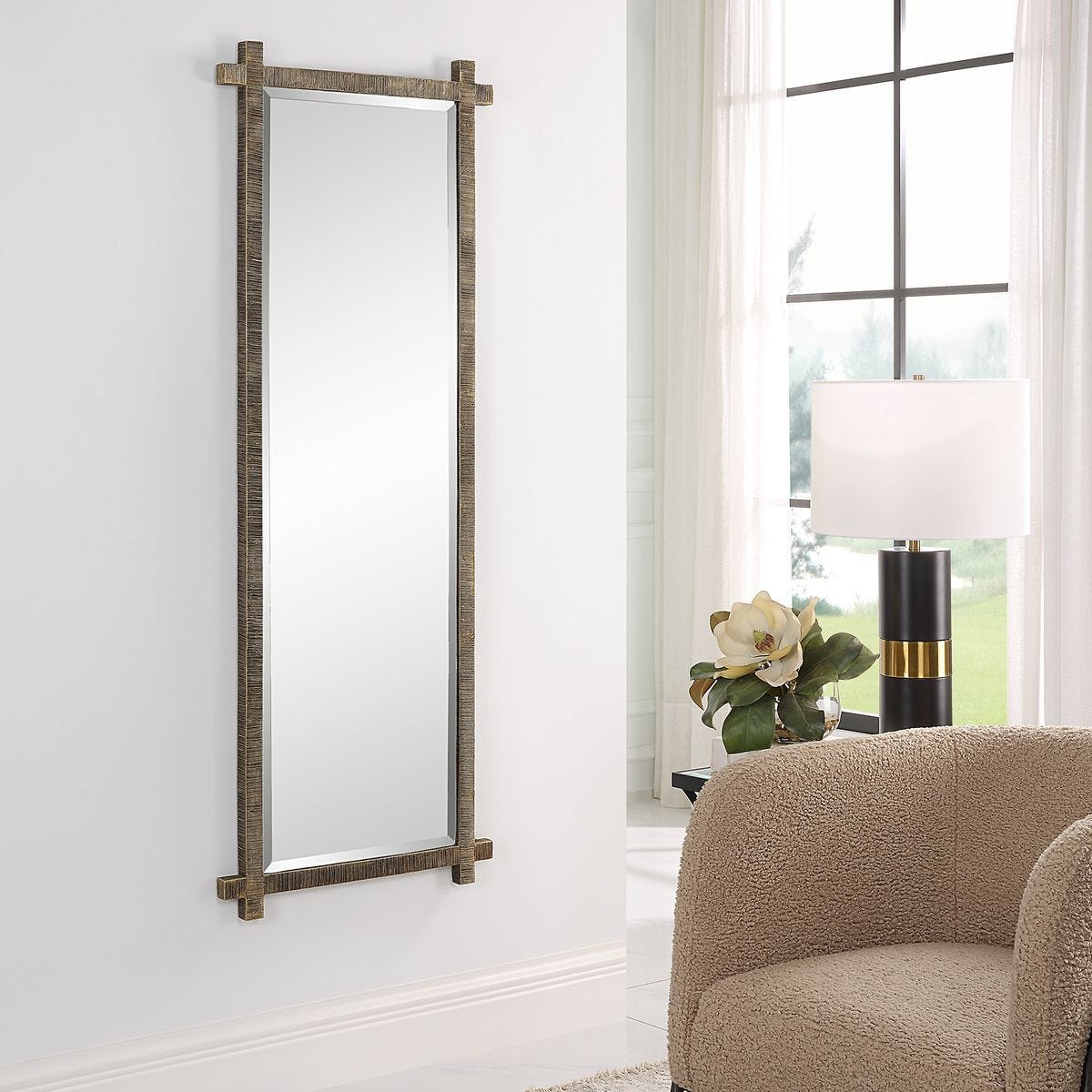 Abanu Tall Mirror – Mirrors by Uttermost | Sutter & Vale