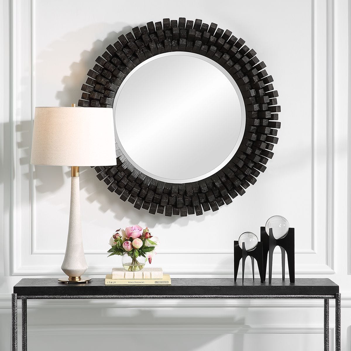 Circle of Piers Round Mirror – Mirrors by Uttermost | Sutter & Vale