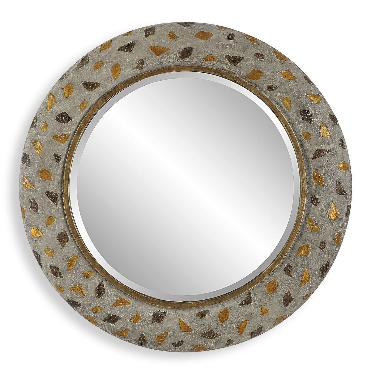 Copper Terrazzo Round Mirror – Mirrors by Uttermost | Sutter & Vale