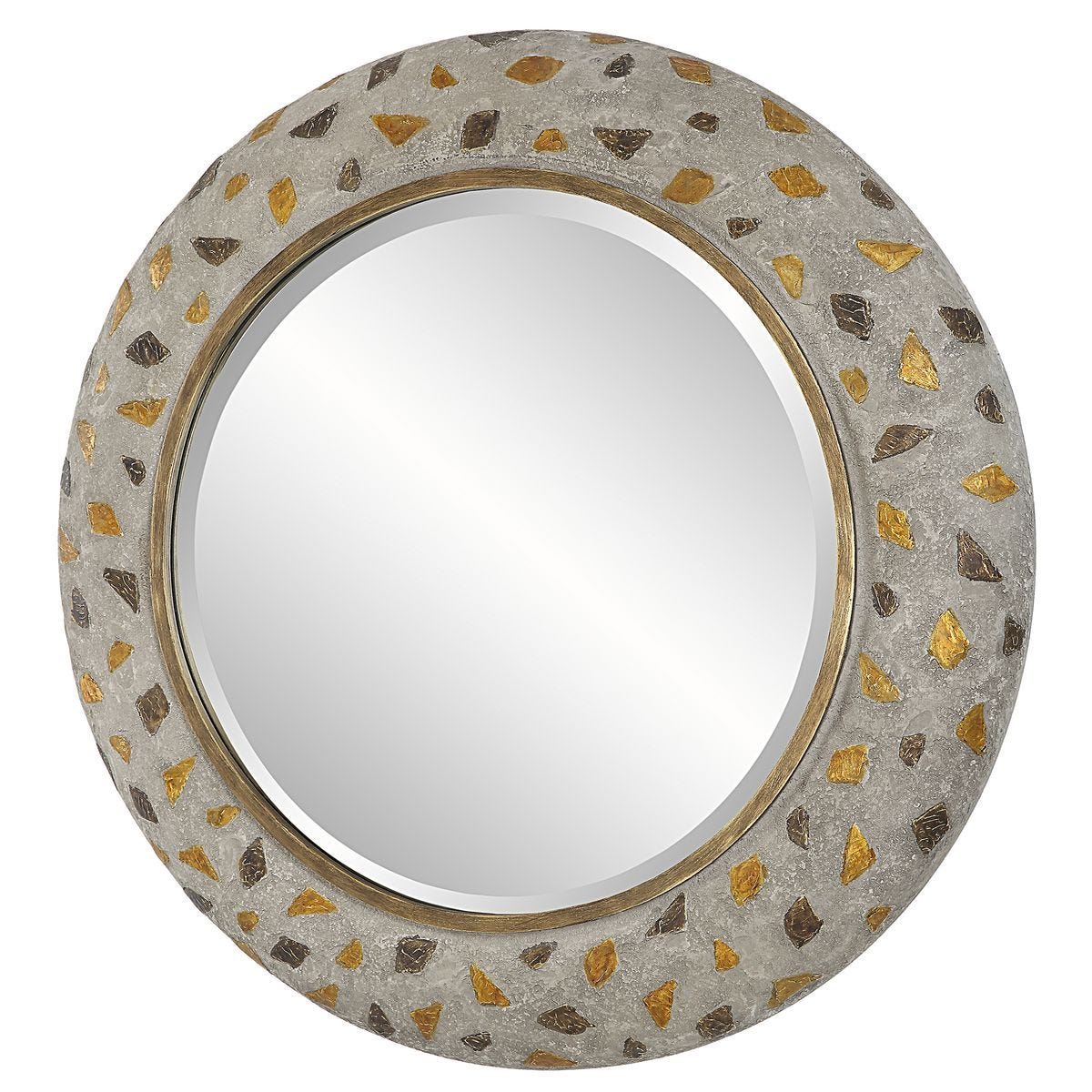Copper Terrazzo Round Mirror – Mirrors by Uttermost | Sutter & Vale
