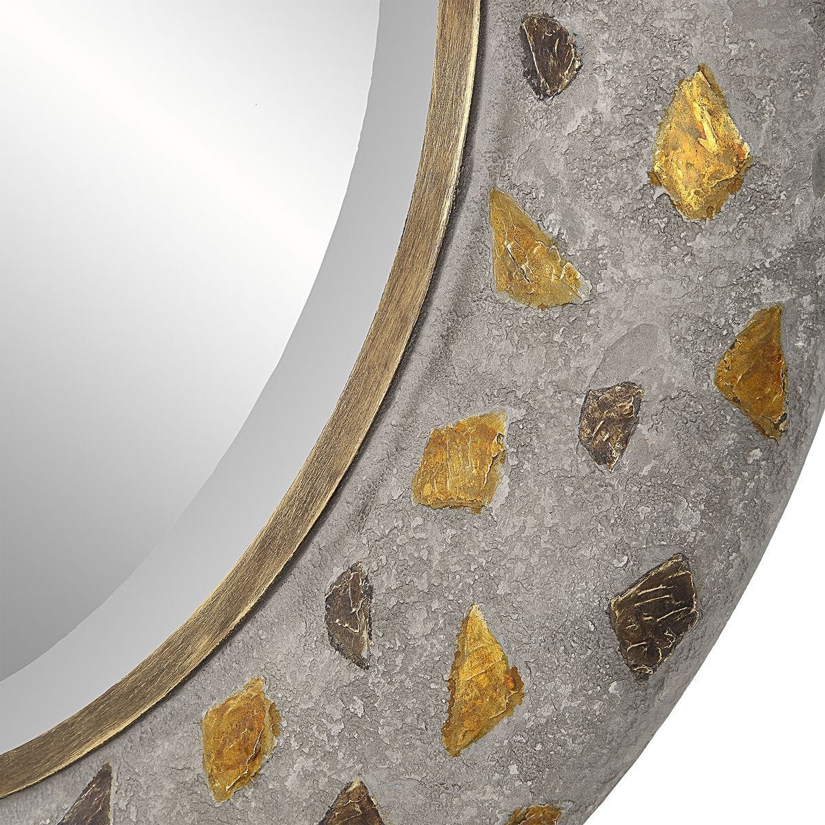 Copper Terrazzo Round Mirror – Mirrors by Uttermost | Sutter & Vale
