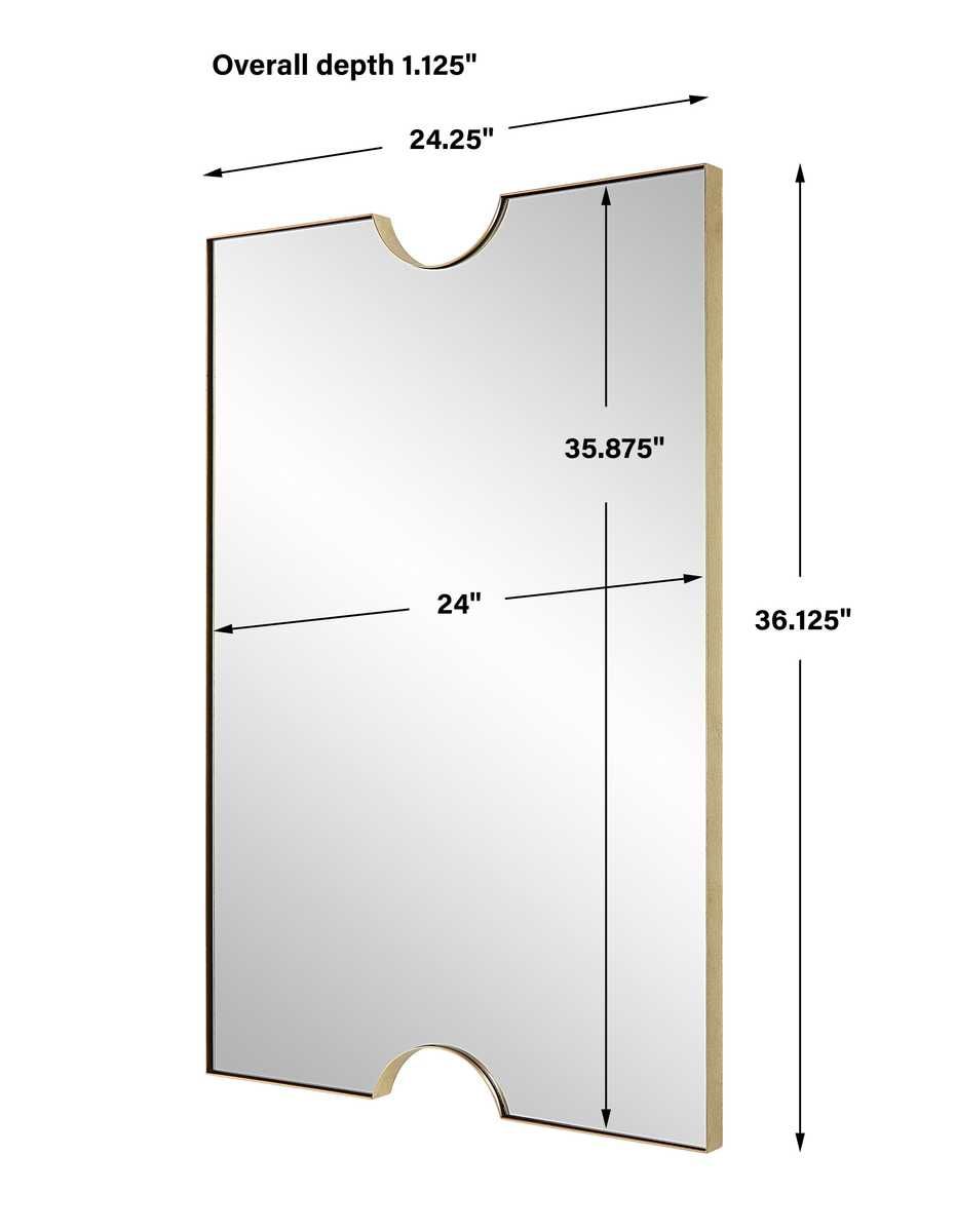 Ticket Vanity Mirror – Mirrors by Uttermost | Sutter & Vale
