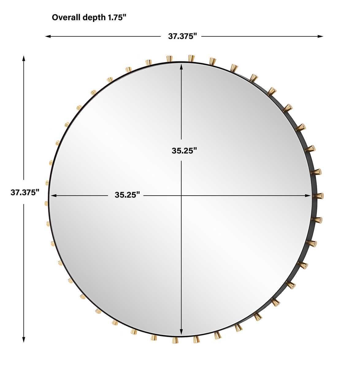 Cosmopolitan Round Mirror – Mirrors by Uttermost | Sutter & Vale