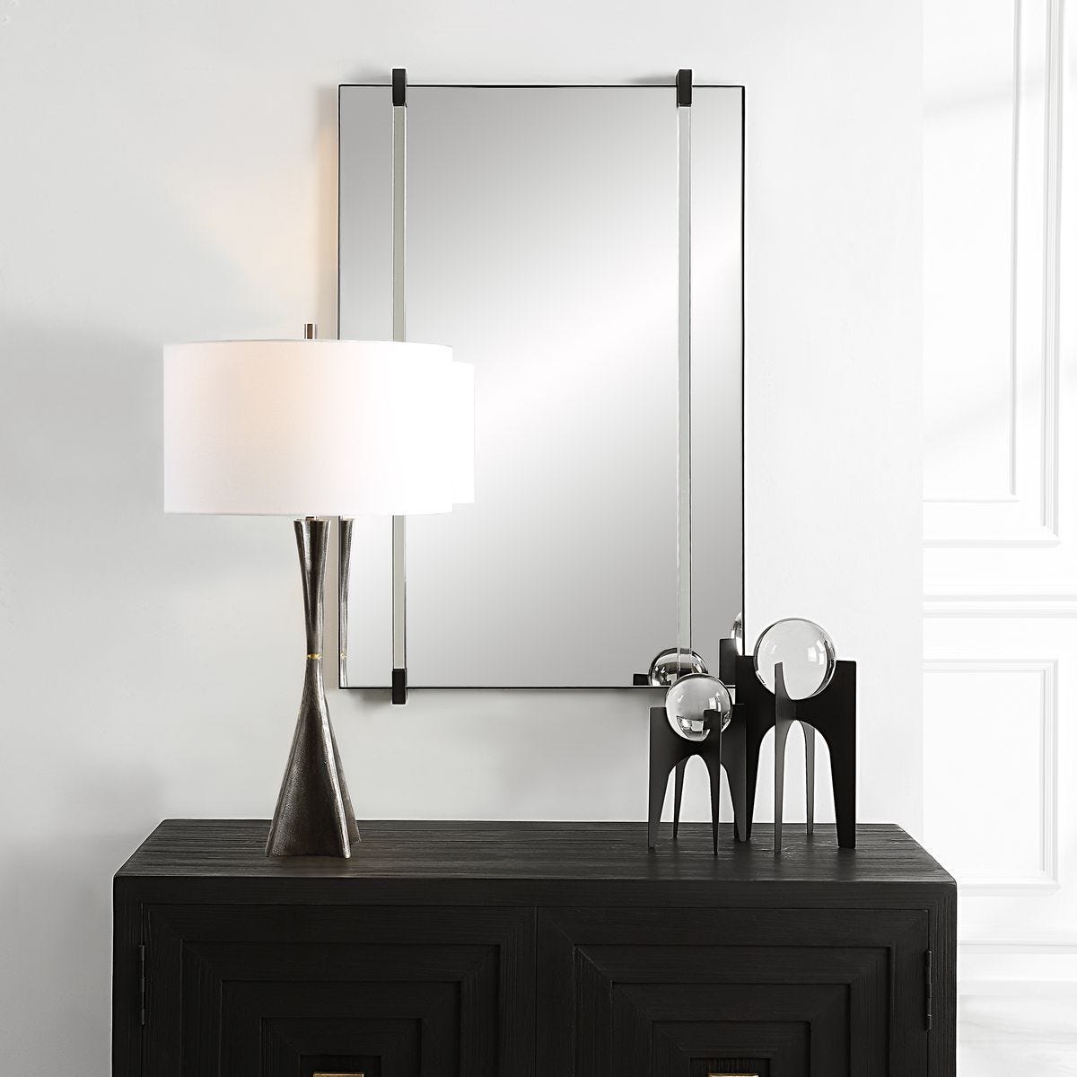 Ladonna Mirror, Black – Mirrors by Uttermost | Sutter & Vale