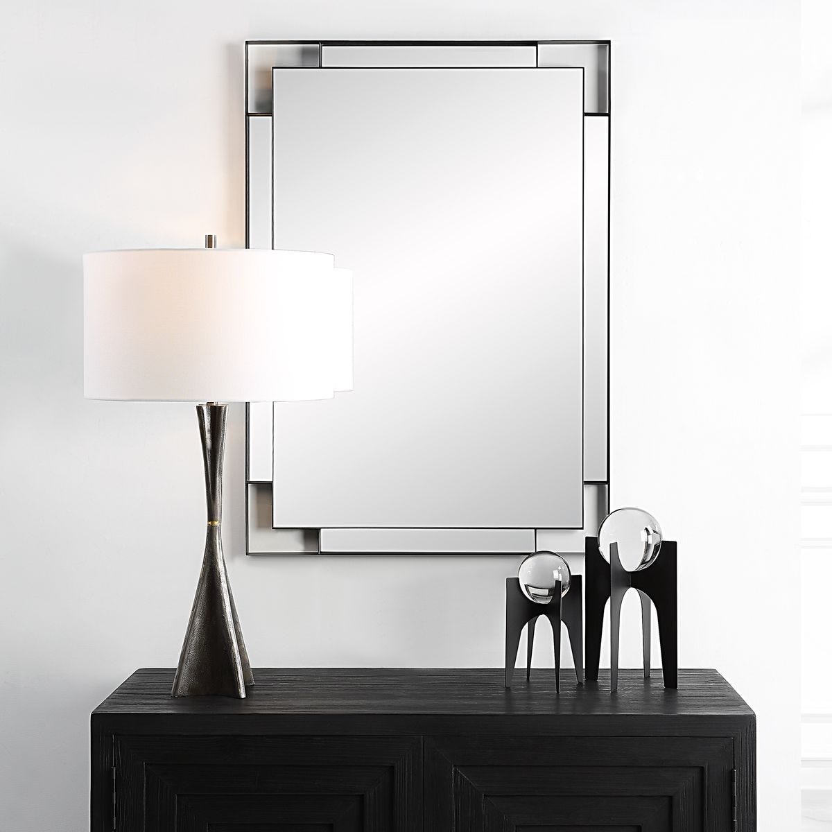 Stellan Mirror, Black – Mirrors by Uttermost | Sutter & Vale