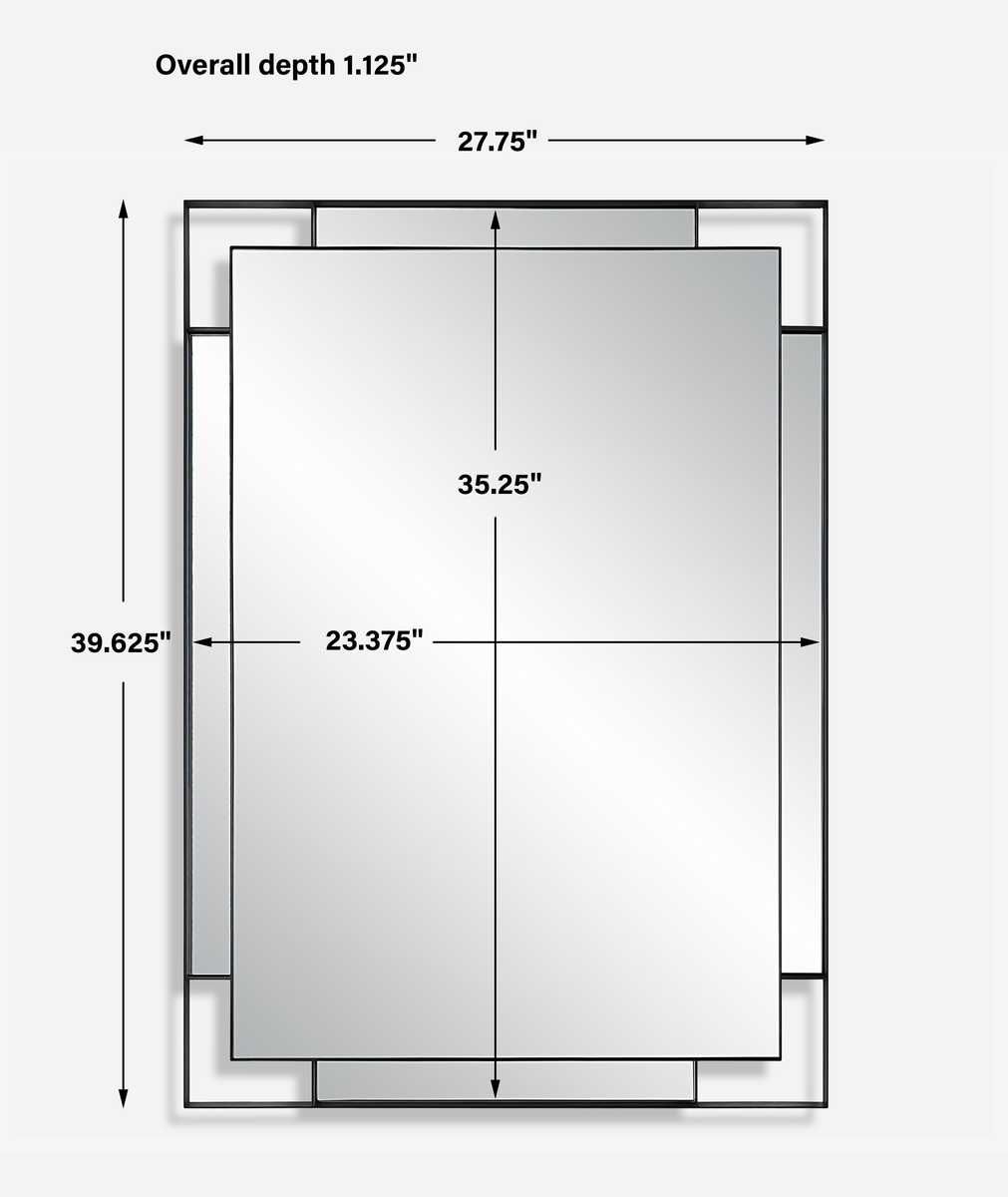 Stellan Mirror, Black – Mirrors by Uttermost | Sutter & Vale