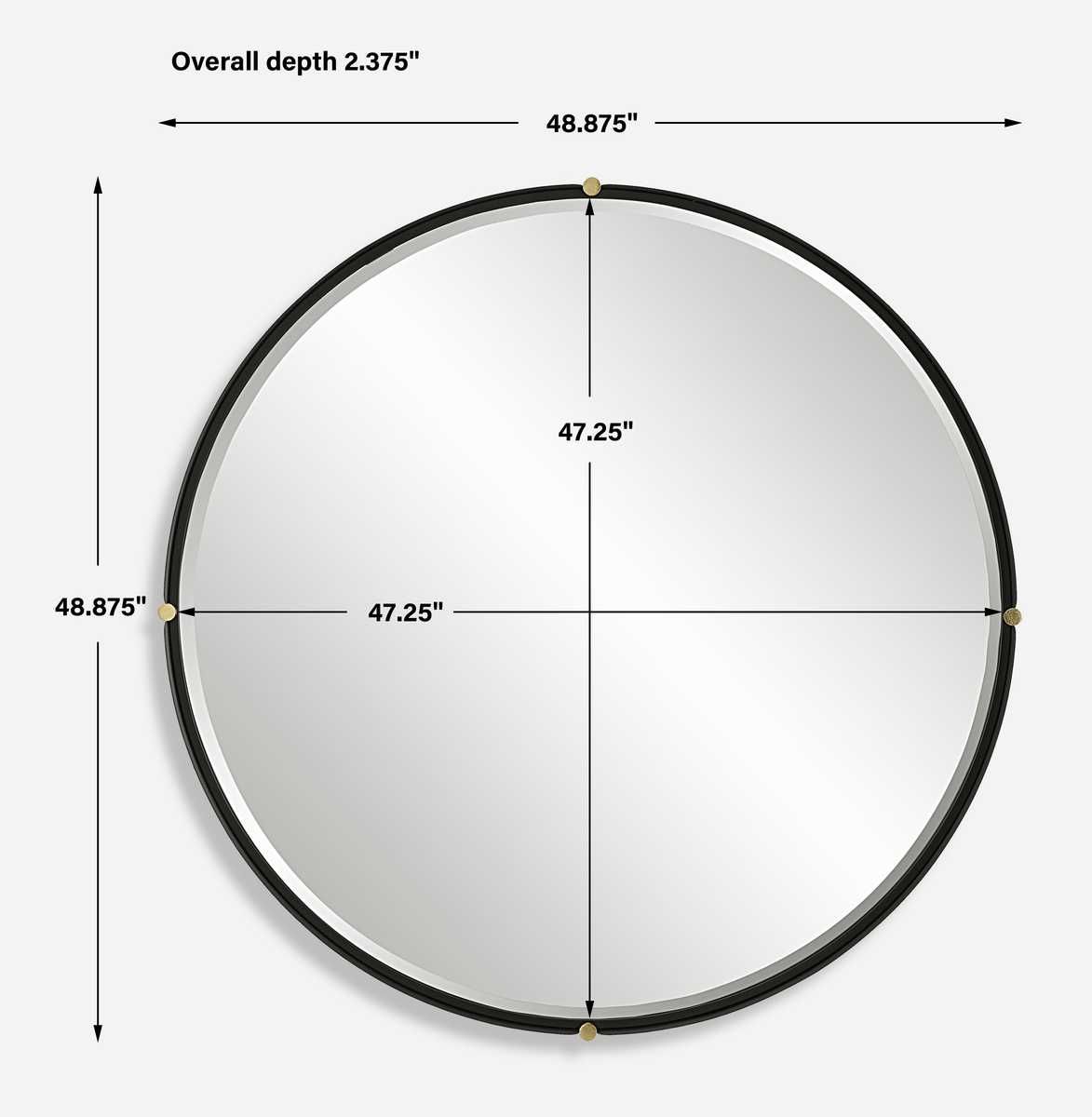 Bonded Round Mirror – Mirrors by Uttermost | Sutter & Vale