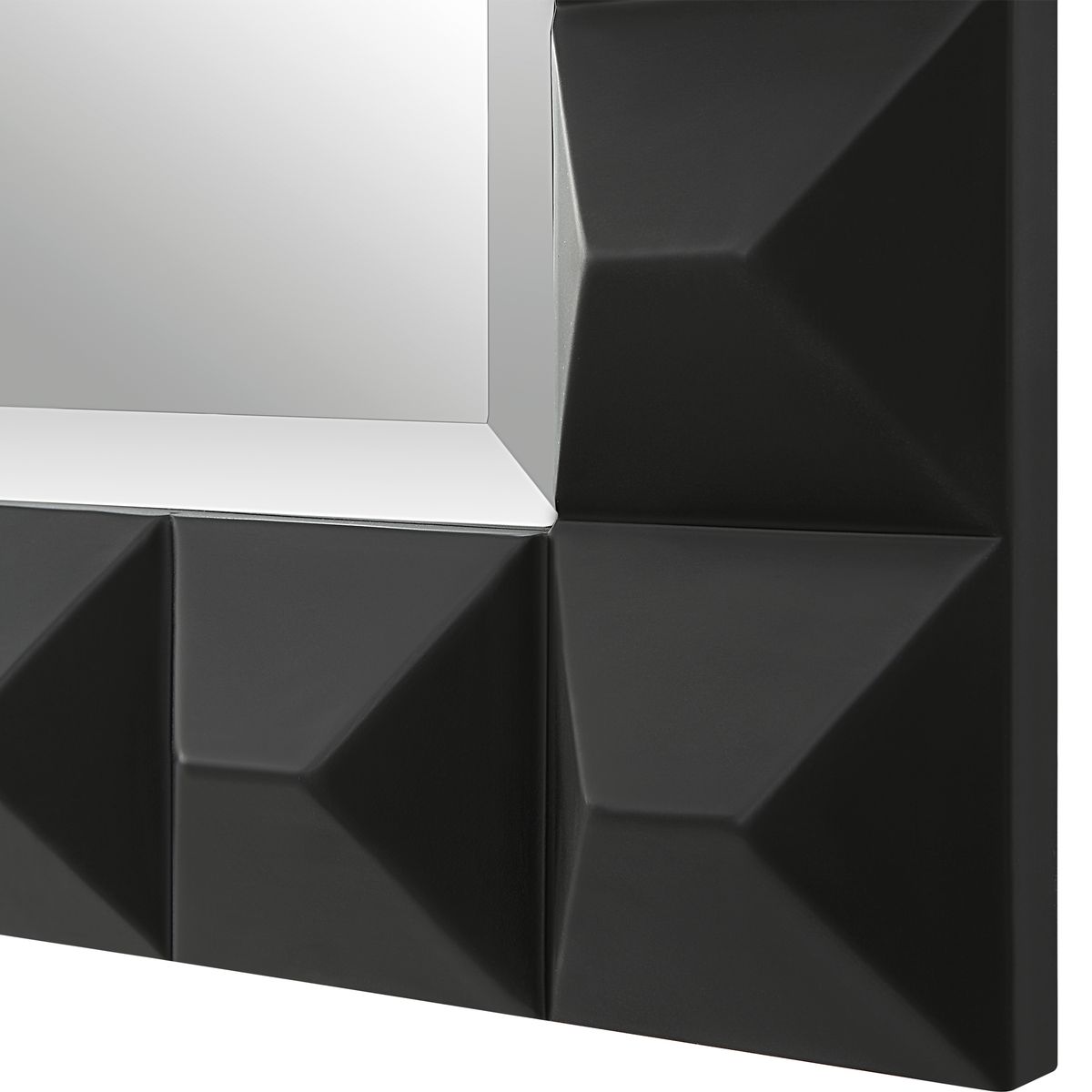 Studded Mirror, Black