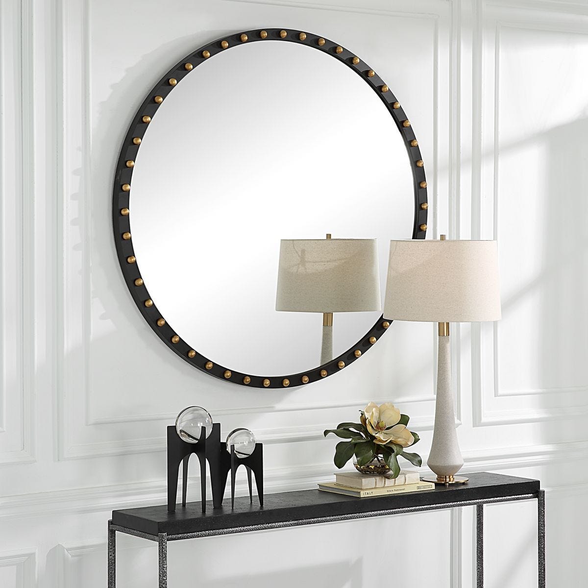 Sele Round Mirror – Mirrors by Uttermost | Sutter & Vale