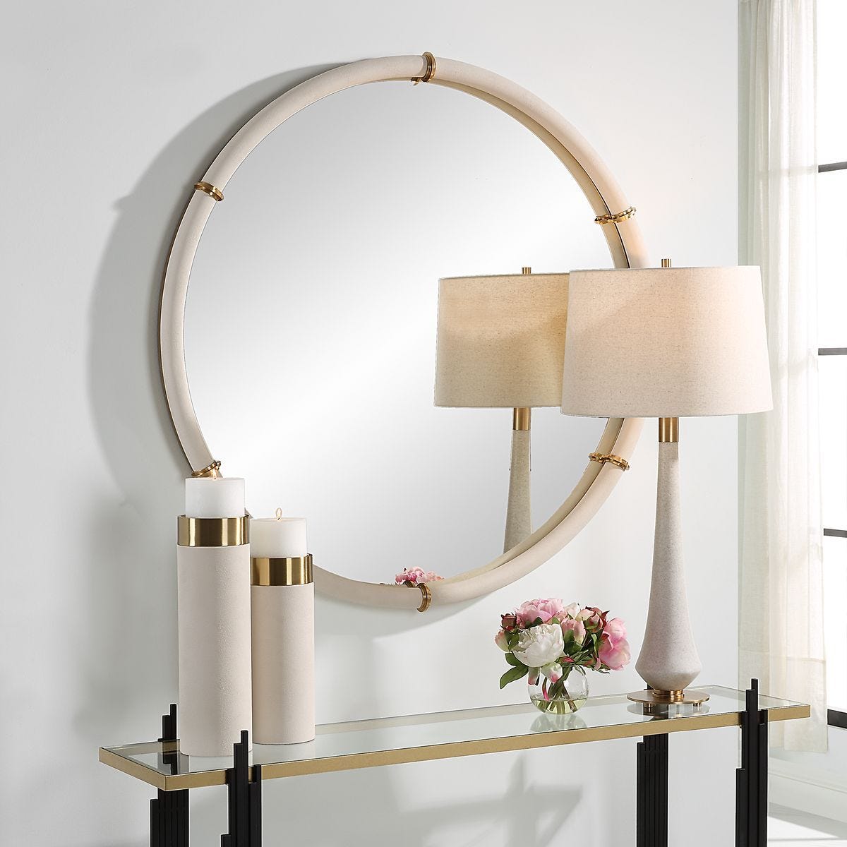 Cyprus Round Mirror – Mirrors by Uttermost | Sutter & Vale