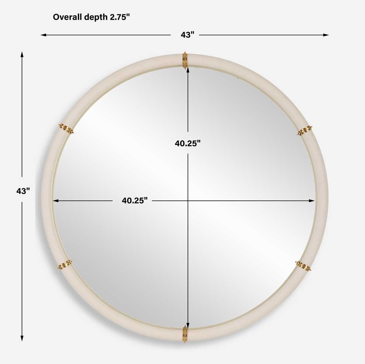 Cyprus Round Mirror – Mirrors by Uttermost | Sutter & Vale