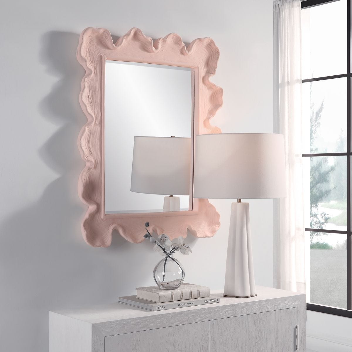 Sea Coral Mirror, Pink – Mirrors by Uttermost | Sutter & Vale