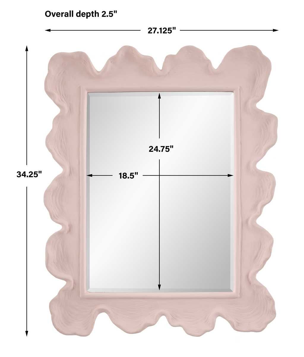 Sea Coral Mirror, Pink – Mirrors by Uttermost | Sutter & Vale